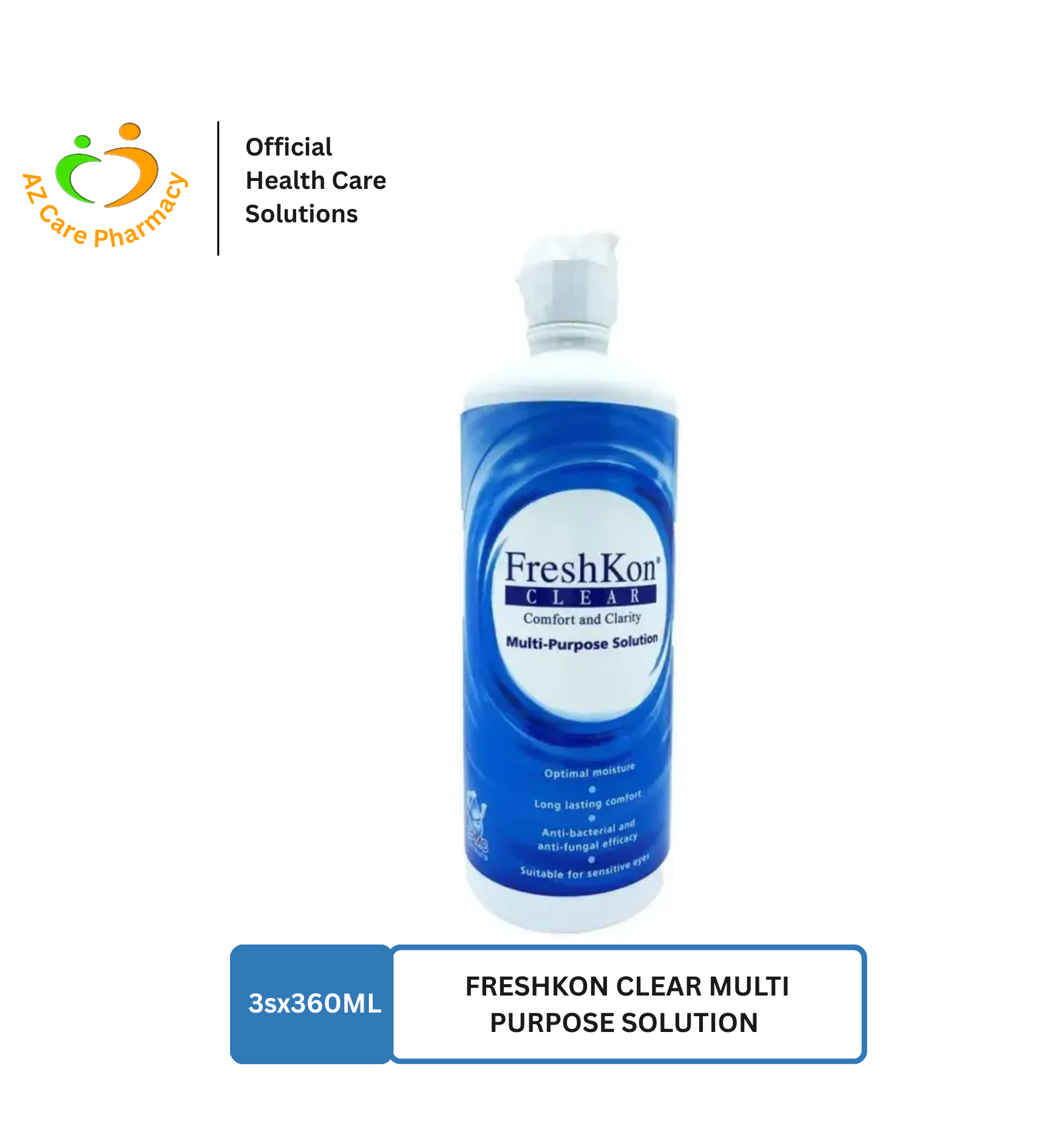 Freshkon Clear Multi-Purpose Solution 360mlx3s - Image 2