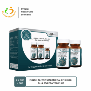 Eldon Nutrition Omega-3 Fish Oil DHA 350 EPA 700 Plus 2*90s+30s