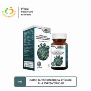Eldon Nutrition Omega-3 Fish Oil DHA 350 EPA 700 Plus 30s