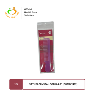Sayuri Crystal Comb 4.8" (7411) 1s