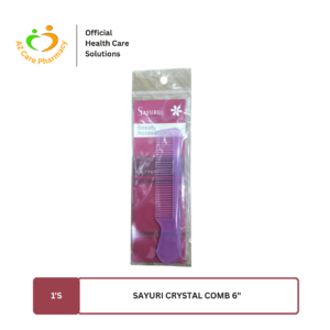 Sayuri Crystal Comb 6" 1s