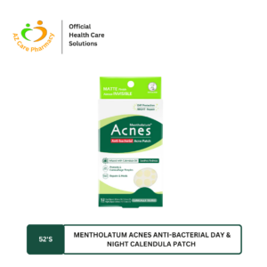 Mentholatum Acnes Anti-Bacterial Day & Night Calendula Patch 52s