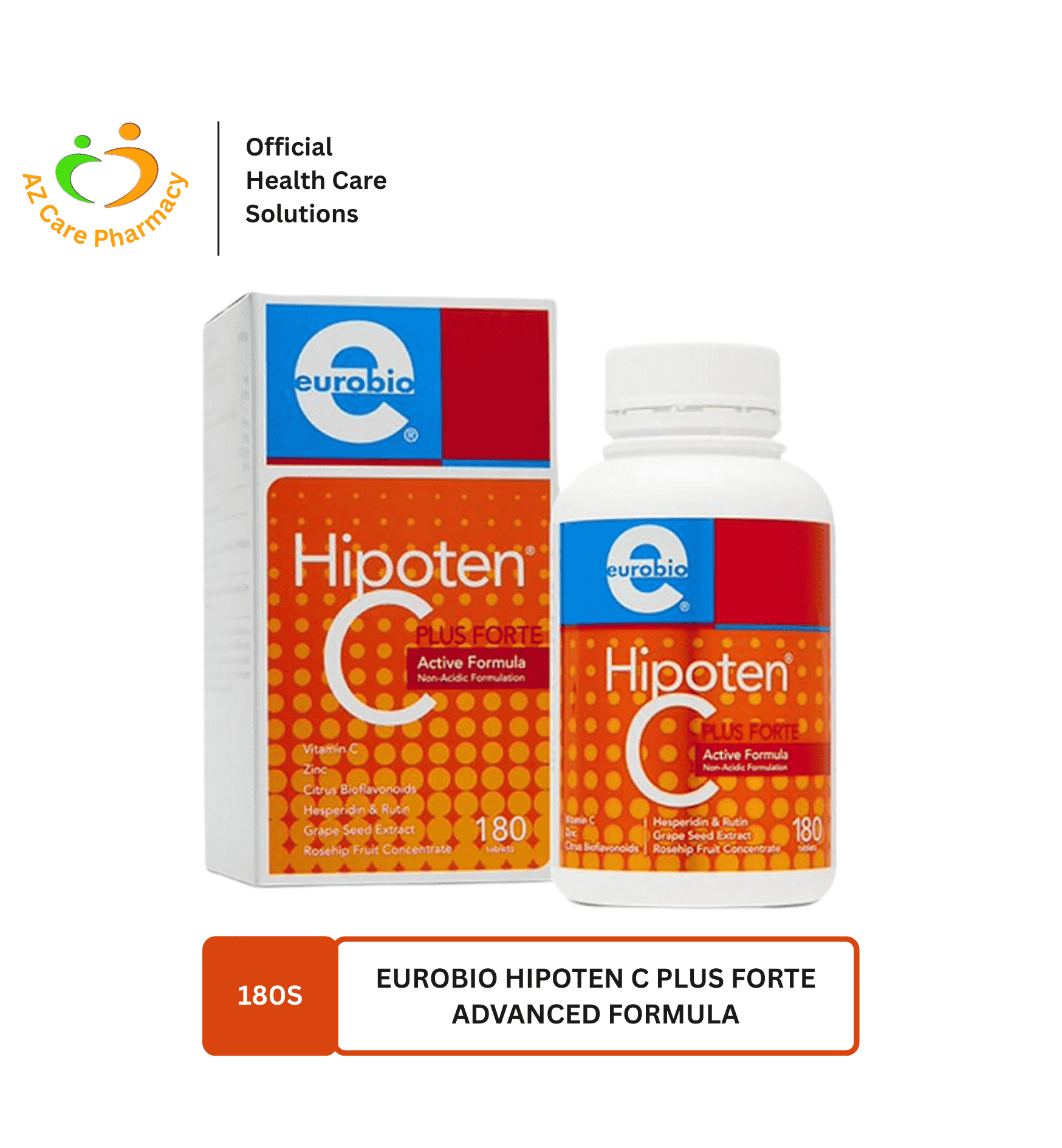 Eurobio Hipoten C Plus Forte Active Formula 180S