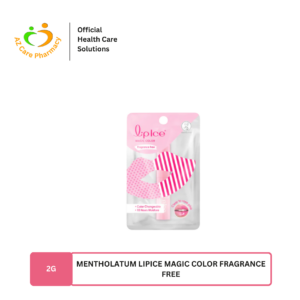 Mentholatum LipIce Magic Color Fragrance Free 2g