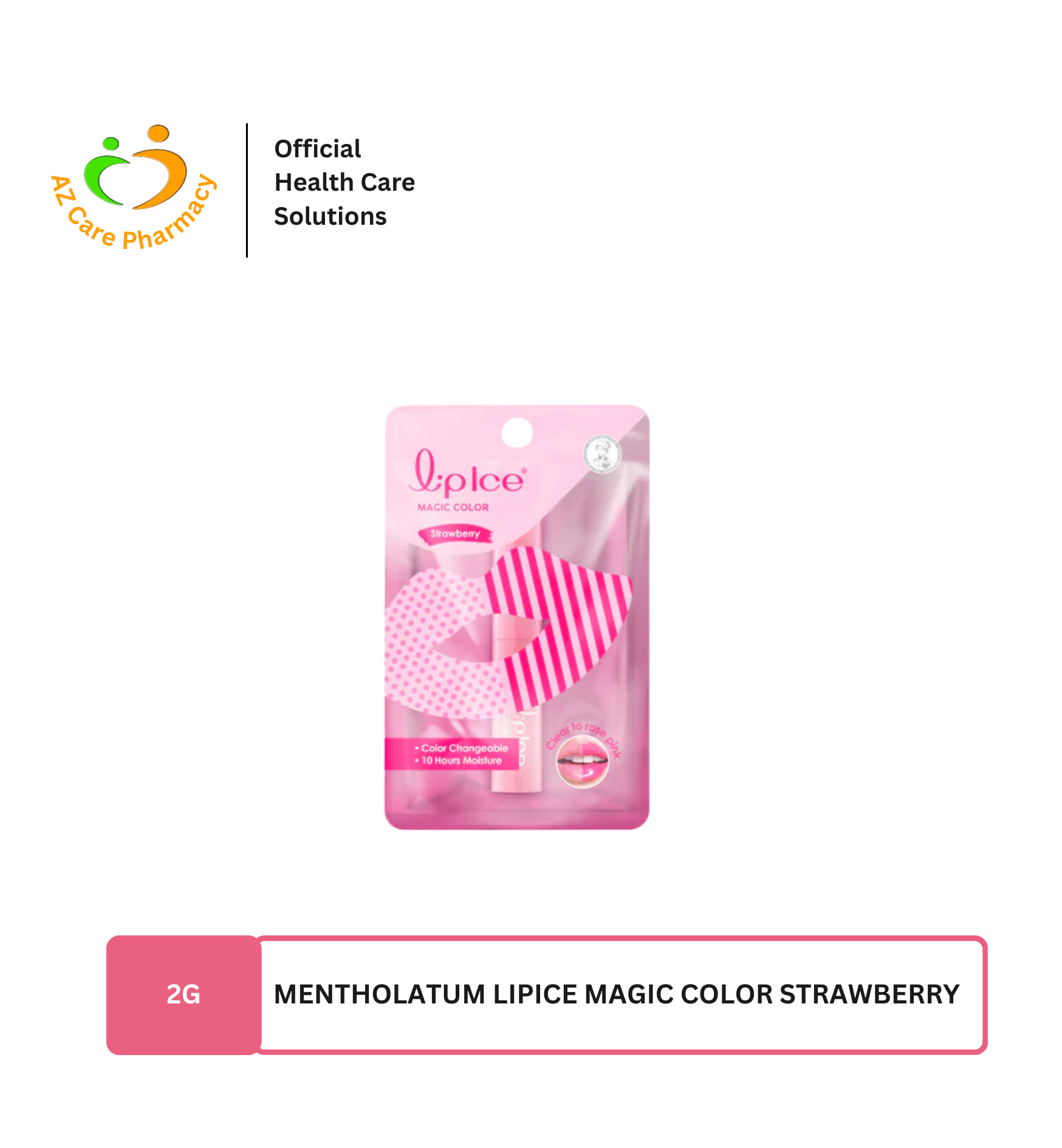 Mentholatum LipIce Magic Color Strawberry 2g