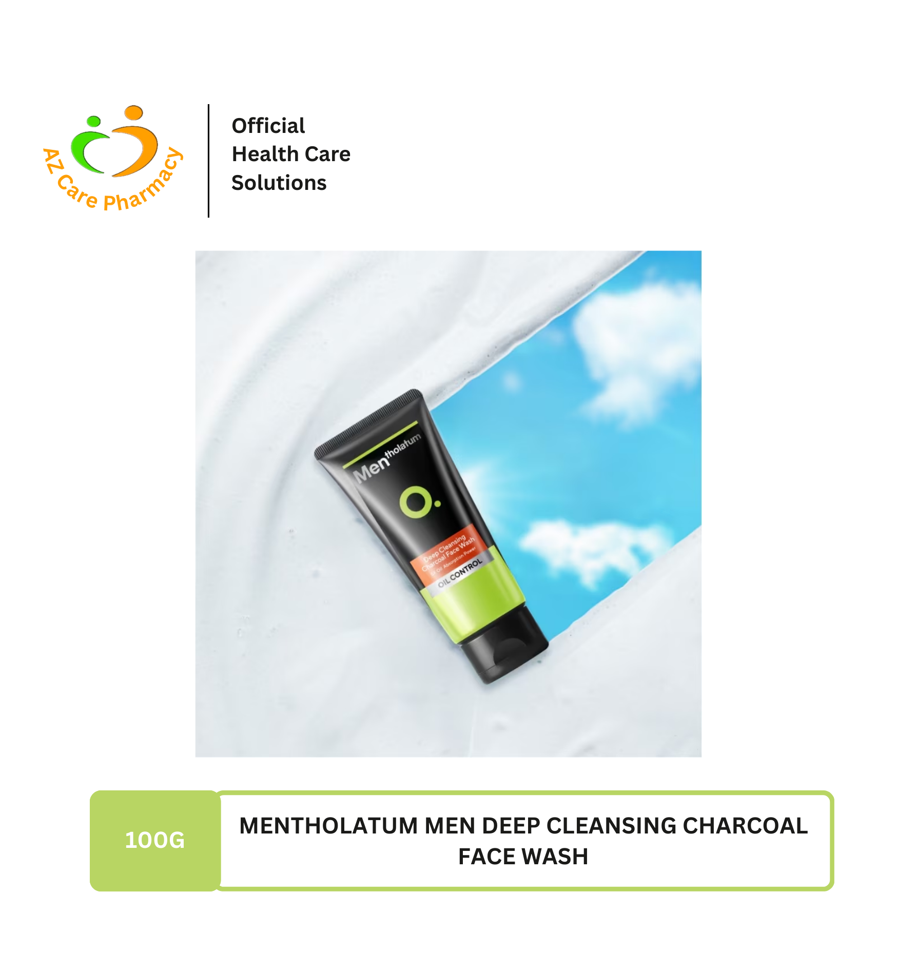 Mentholatum Men Deep Cleansing Charcoal Face Wash 100g - Image 4