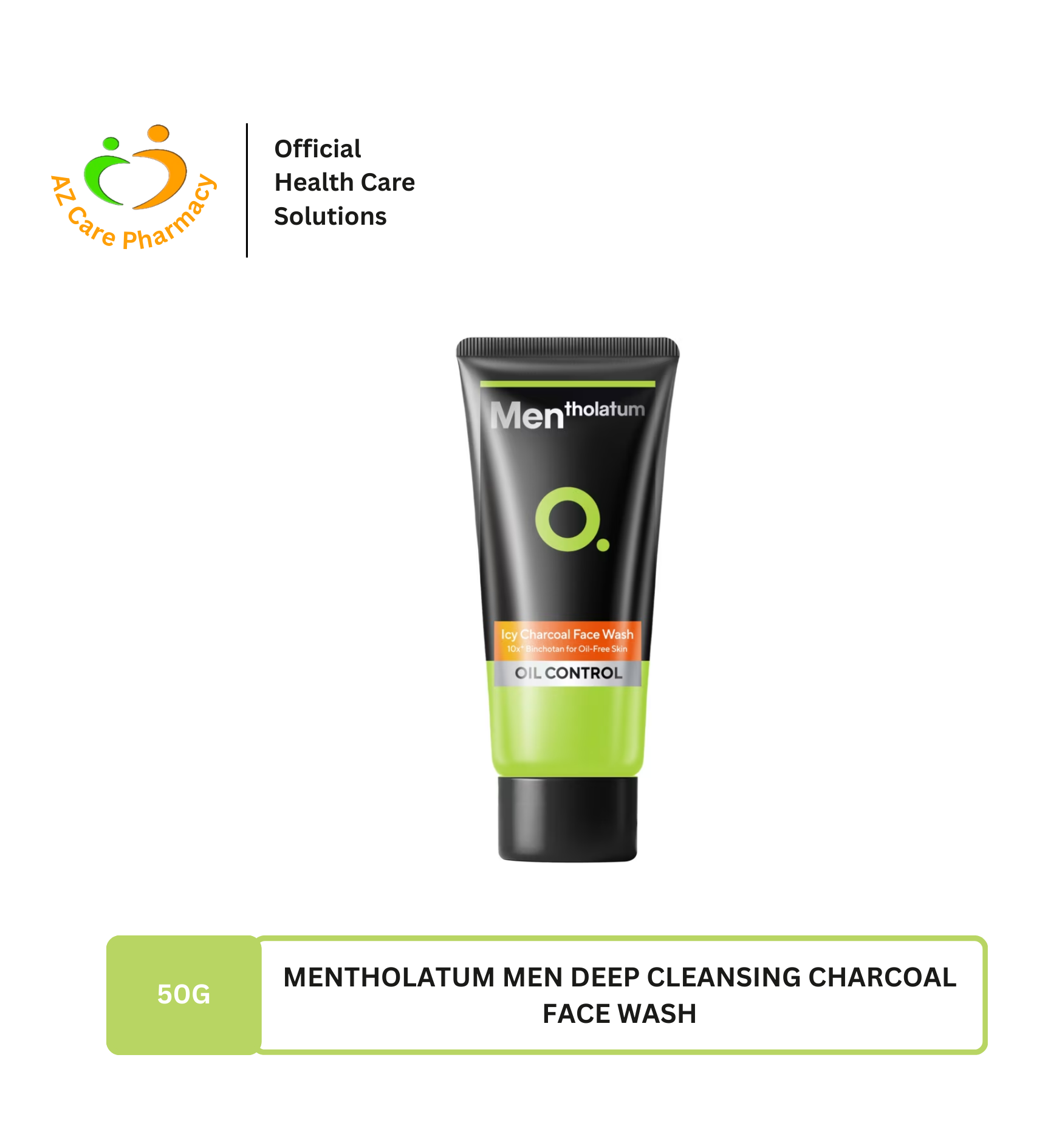 Mentholatum Men Deep Cleansing Charcoal Face Wash 50g