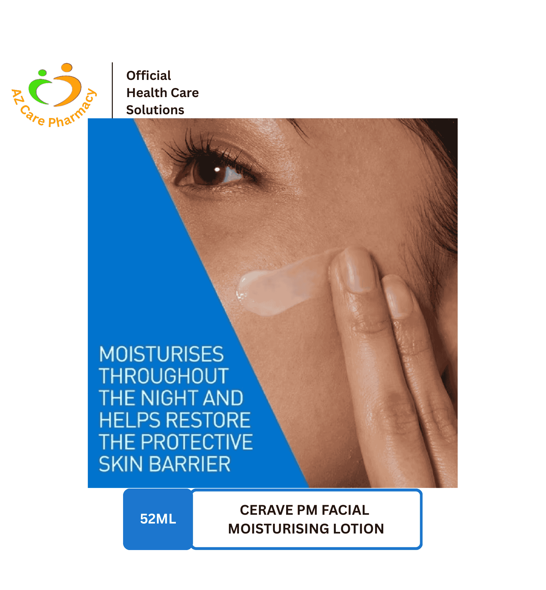 CeraVe PM Facial Moisturising Lotion 52ml - Image 3