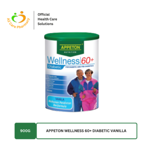 Appeton Wellness 60+ Diabetic Vanilla 900g
