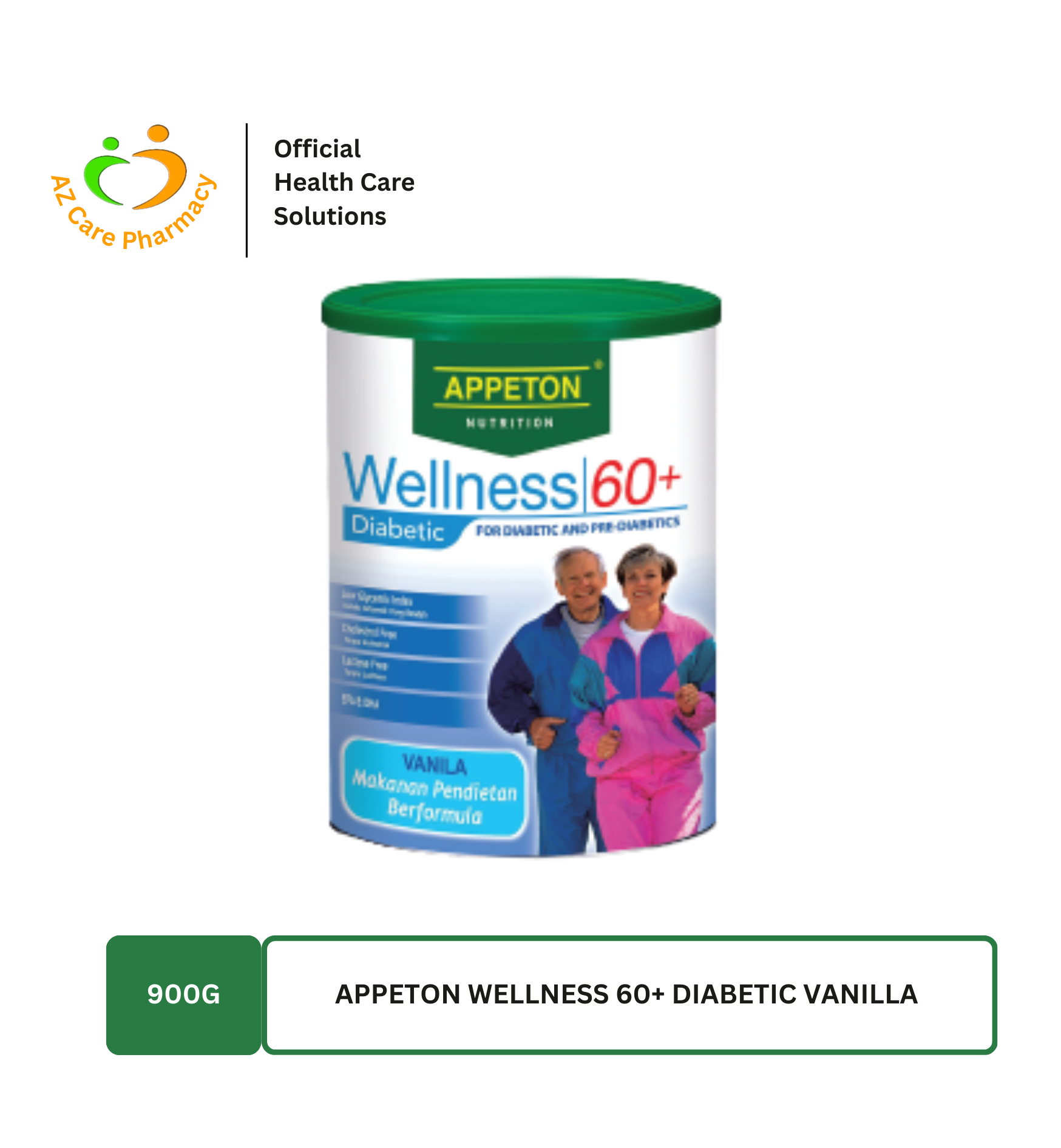 Appeton Wellness 60+ Diabetic Vanilla 900g