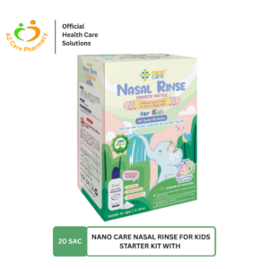 Nano Care Nasal Rinse For Kids Starter Kit With 20 Sachets