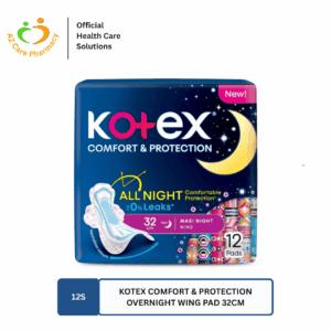 Kotex Comfort & Protect Maxi Night Wing 32cm 12s
