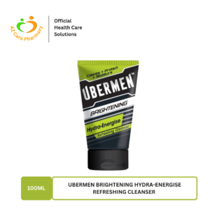 Ubermen Brightening Hydra-Energise Refreshing Cleanser 100ml