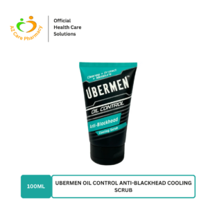 Ubermen Oil Control Anti-Blackhead Cooling Scrub 100ml