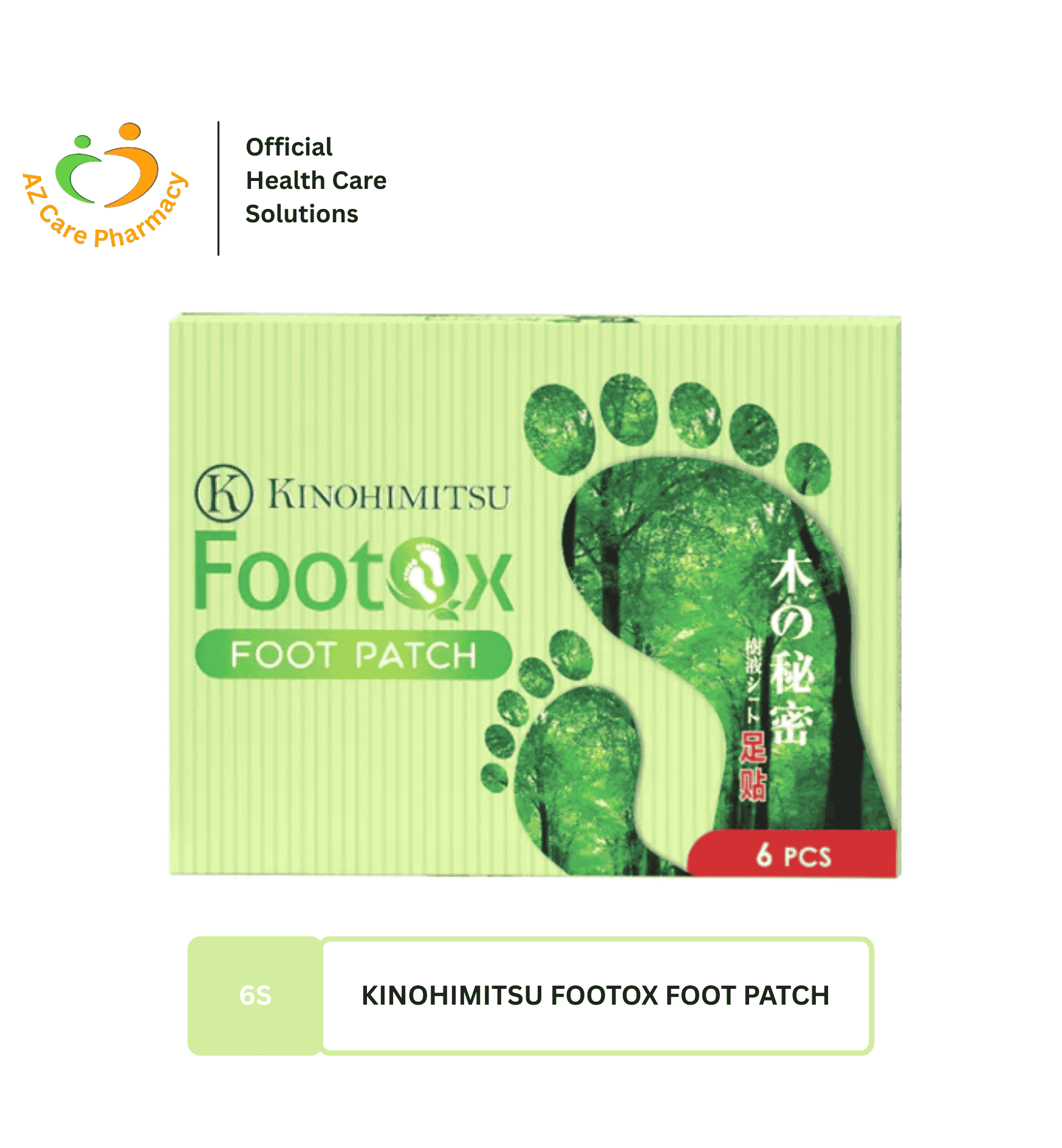 Kinohimitsu Footox Foot Patch 6s