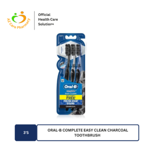 Oral-B Complete Easy Clean Charcoal Toothbrush 3s