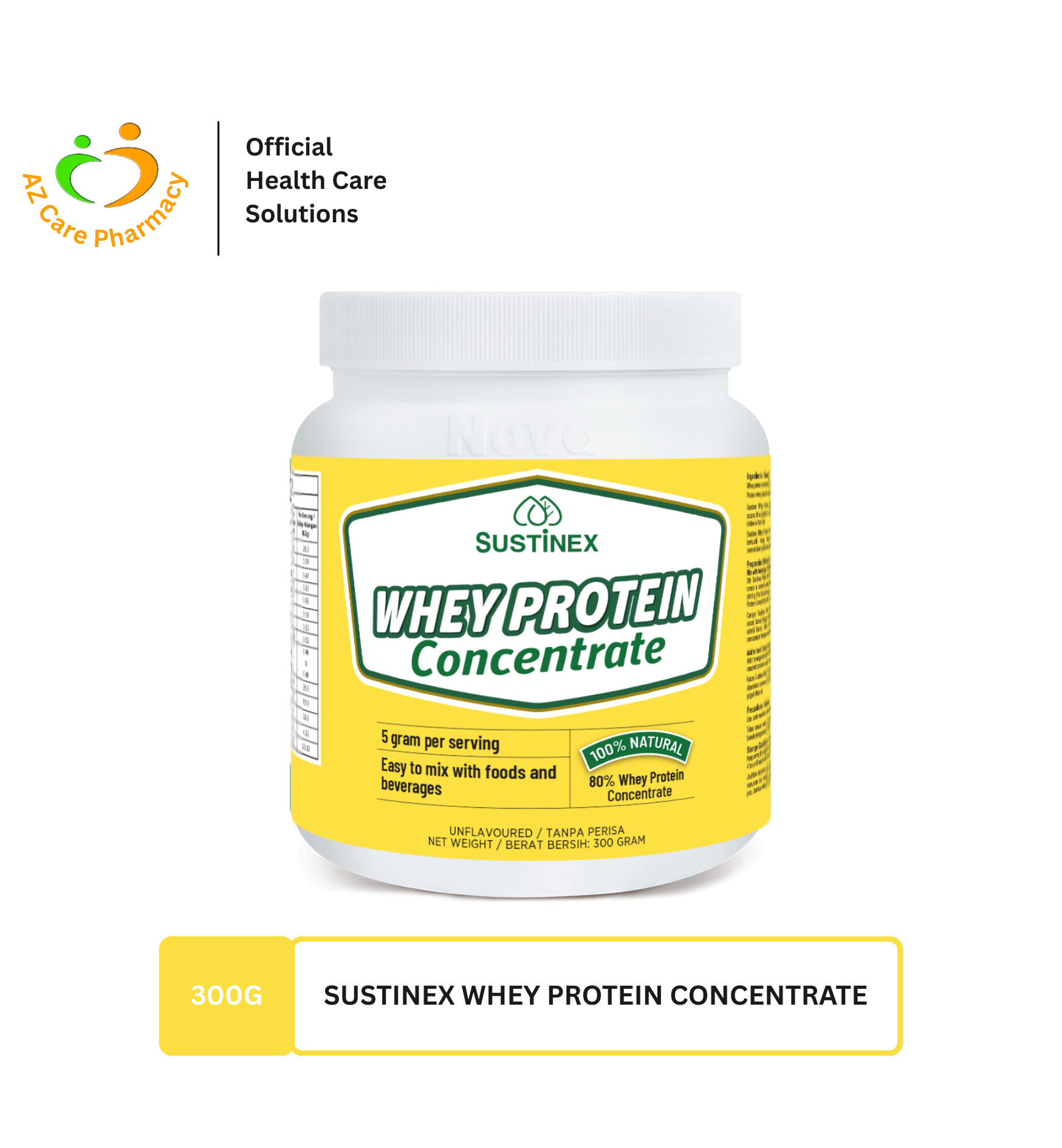 Sustinex Whey Protein Concentrate 300g