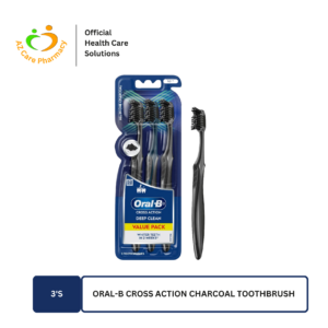 Oral-B Cross Action Charcoal Toothbrush 3s