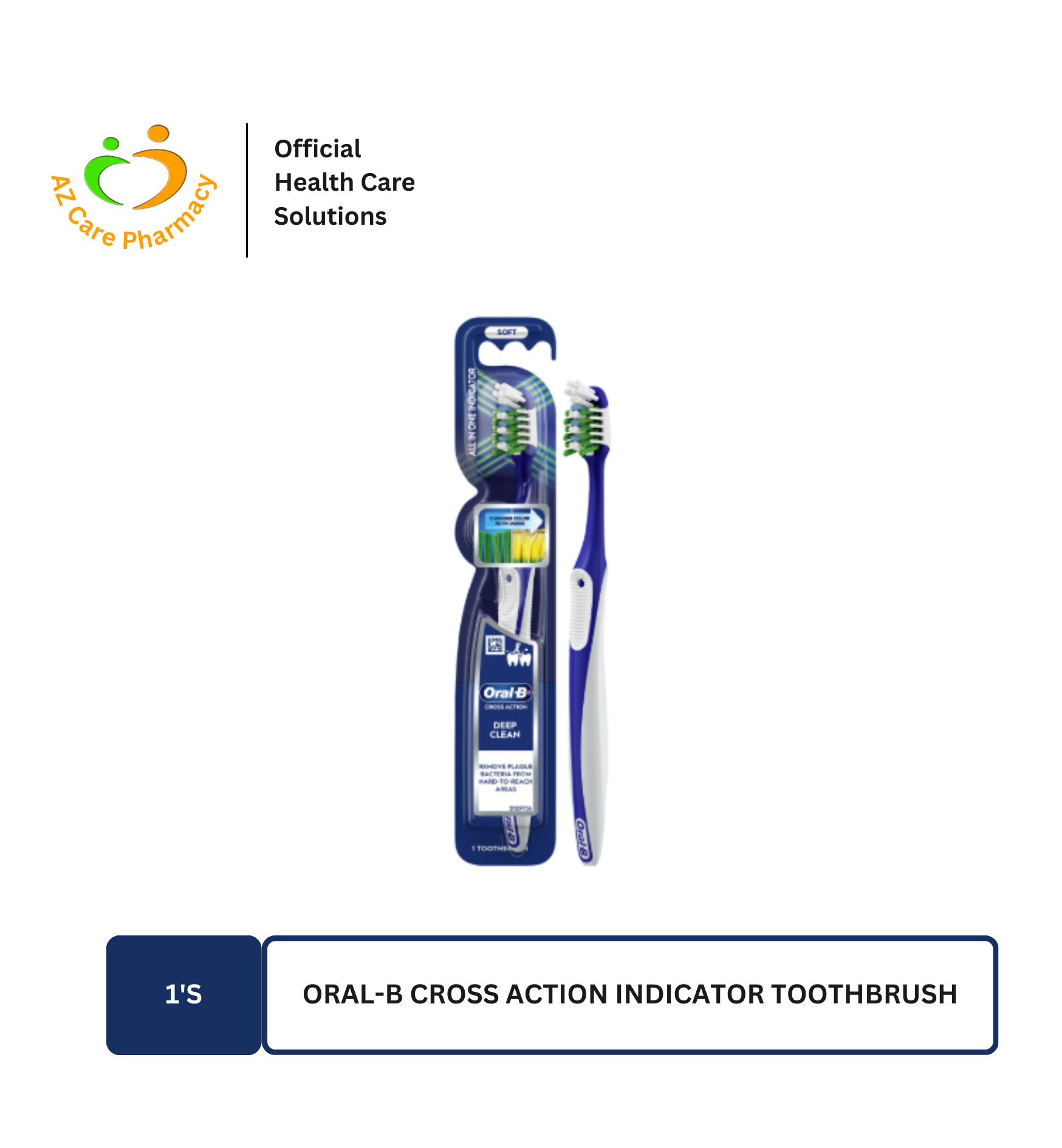 Oral-B Cross Action Indicator Toothbrush 1s