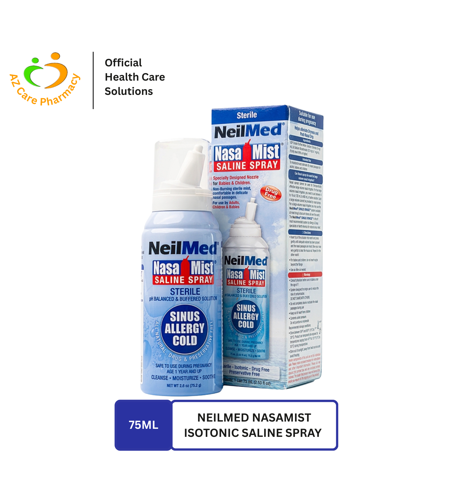 Neilmed Nasamist Isotonic Saline Spray 75ml - Image 2