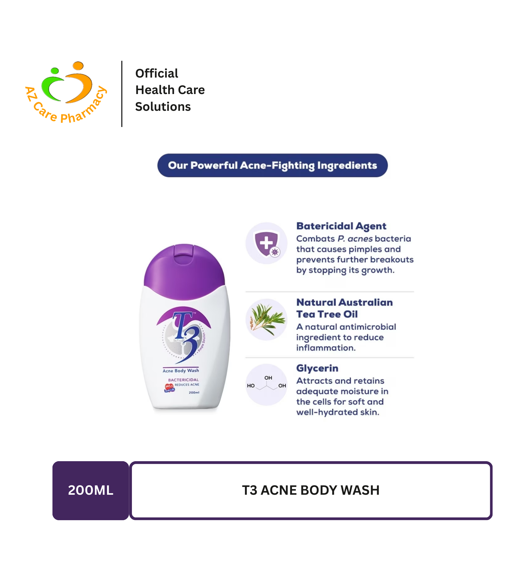 T3 Acne Body Wash - Image 4
