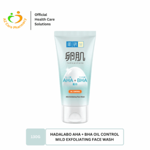 Hadalabo Aha+Bha Oil Control Mild Exfoliating Face Wash 130g