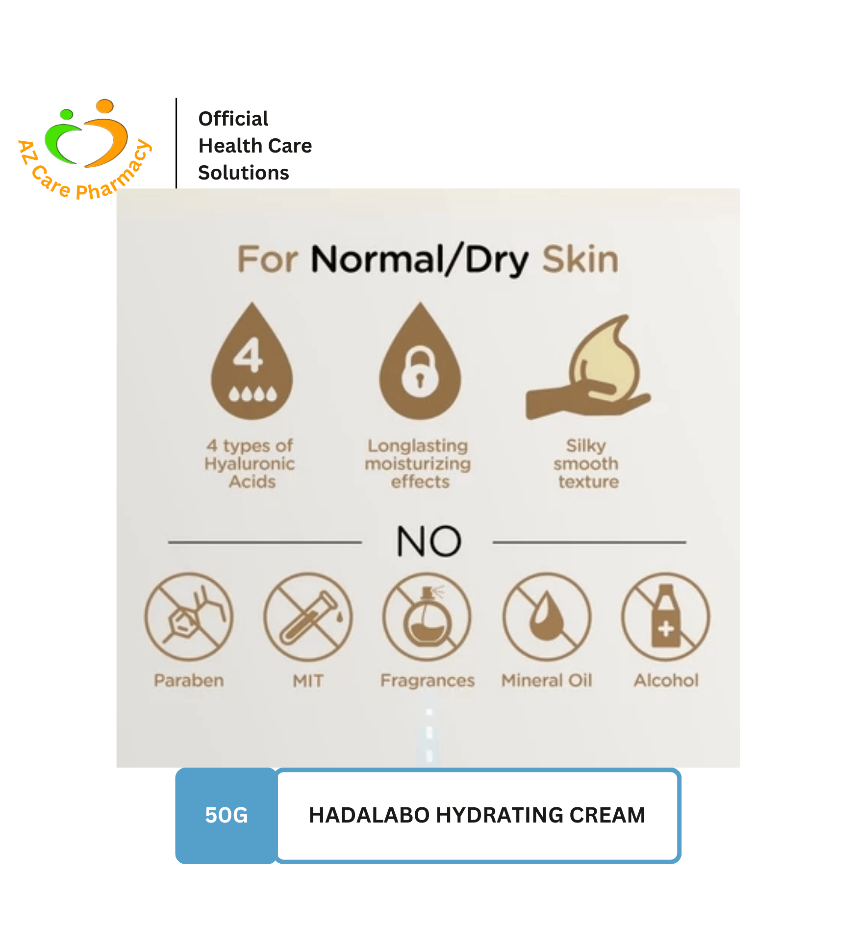 Hadalabo Hydrating Cream 50g - Image 5