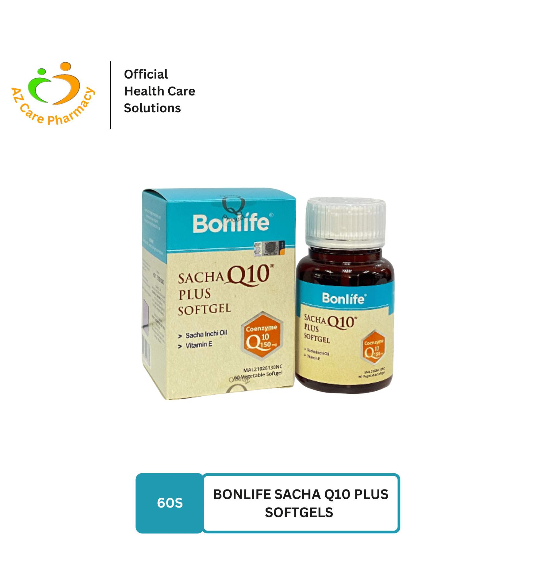 Bonlife Sacha Q10 Plus Softgels 60S