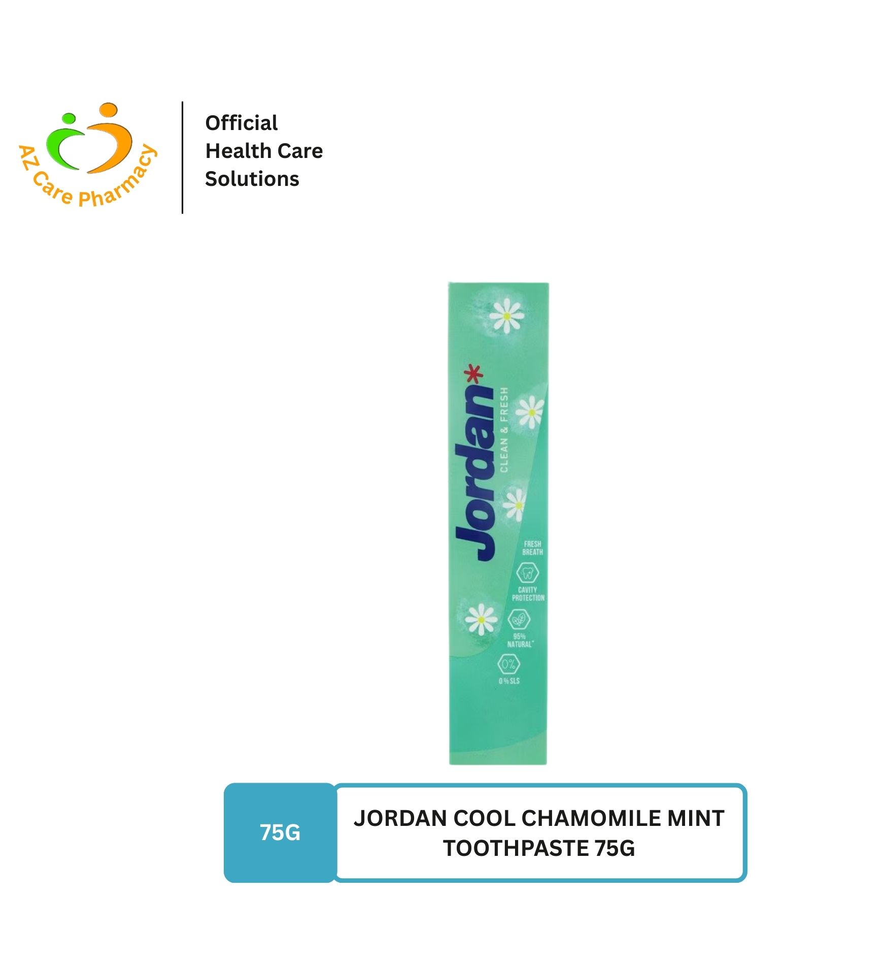 Jordan Cool Chamomile Mint Toothpaste 75g