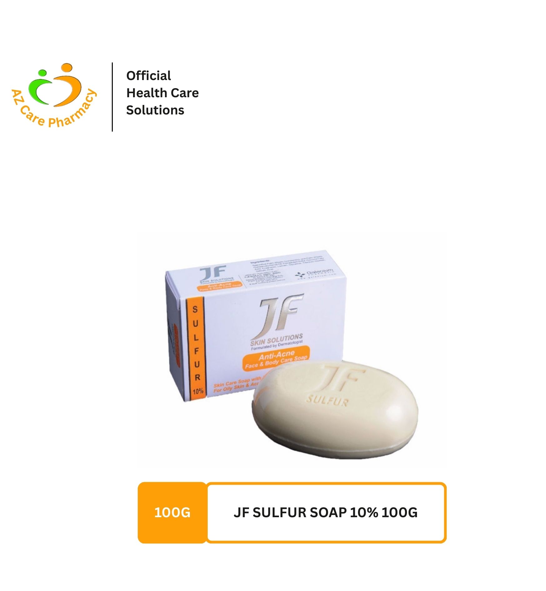 Jf Sulfur Soap 10% 100g