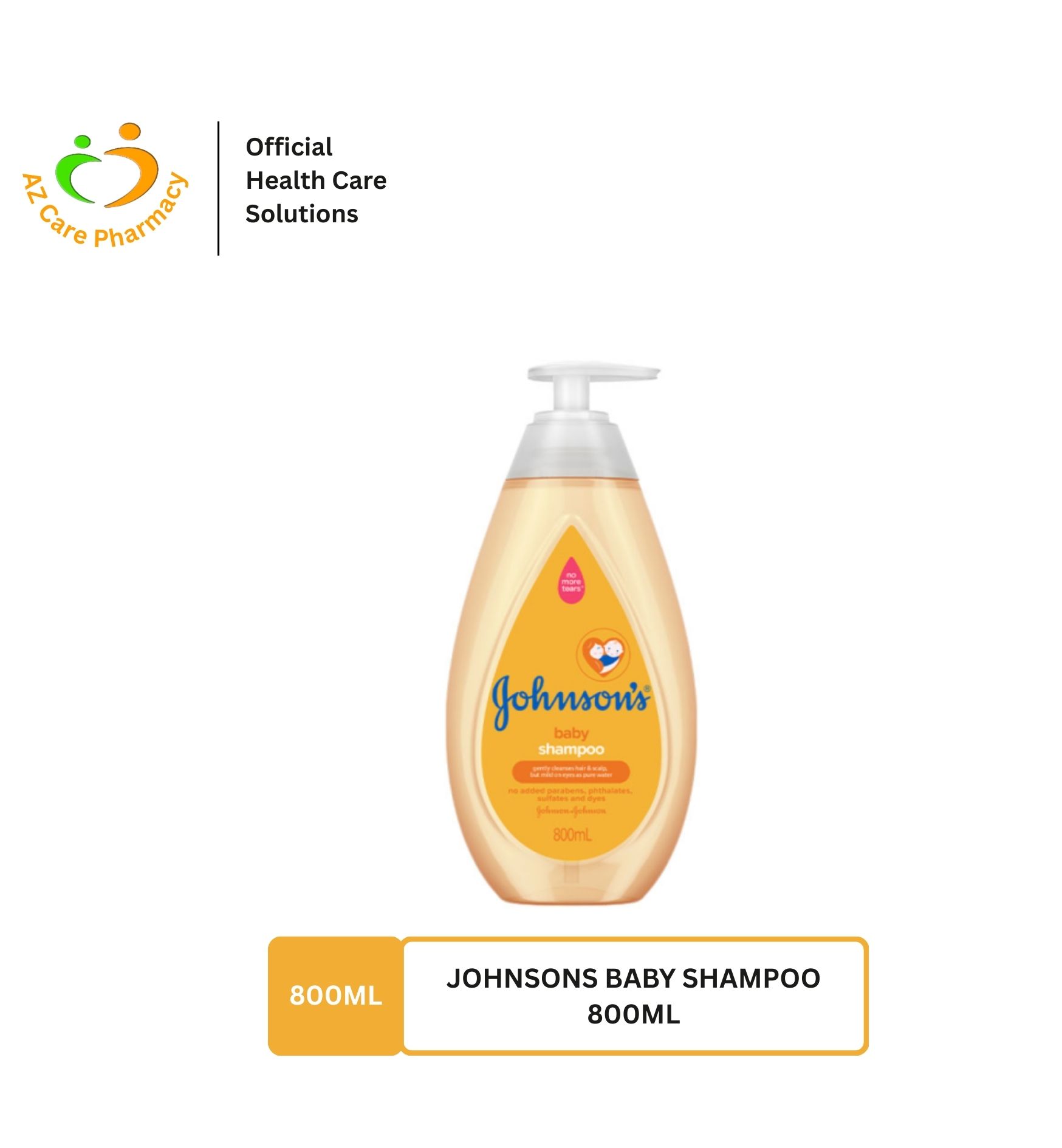 Johnsons Baby Shampoo 800ml
