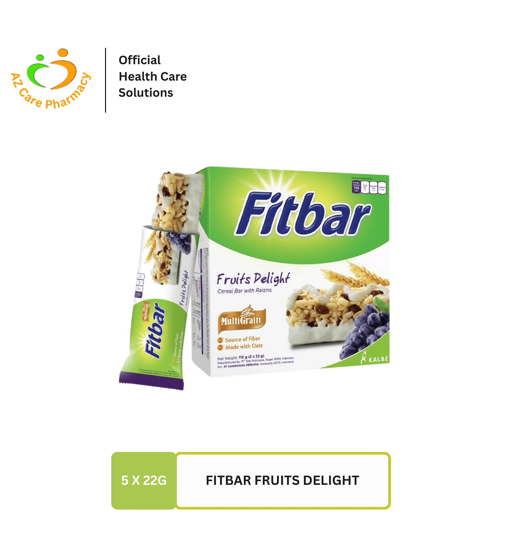 Fitbar Snack Bar 5 X 22g - Image 4