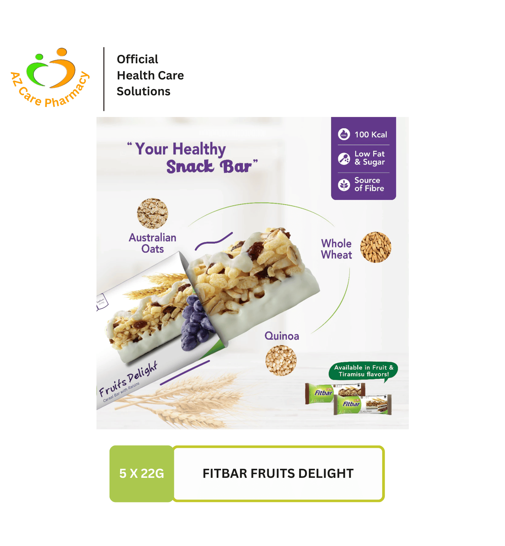 Fitbar Snack Bar 5 X 22g - Image 3