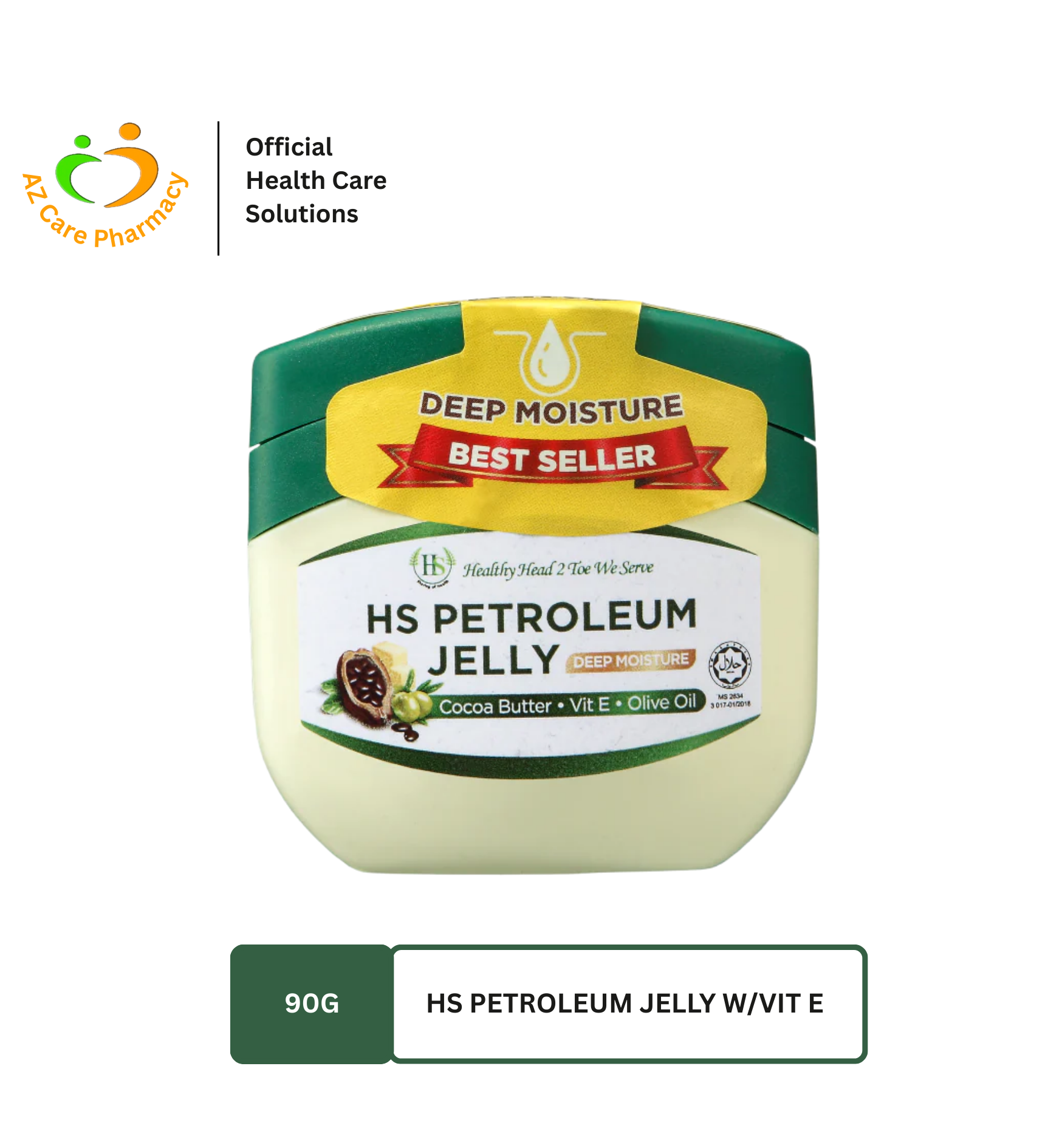 Hs Petroleum Jelly W/Vit E 90g