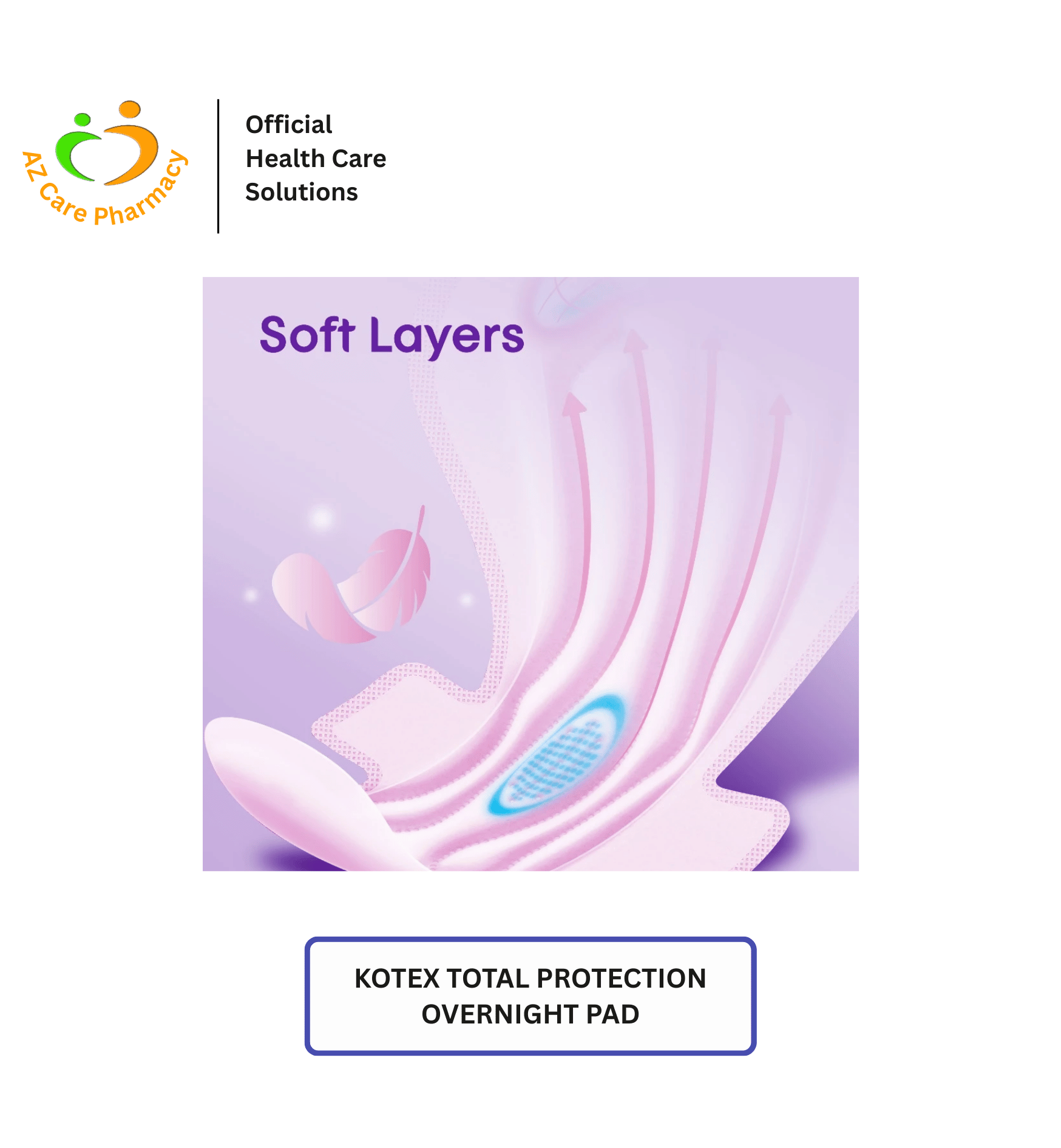 Kotex Total Protection Overnight Pad - Image 4