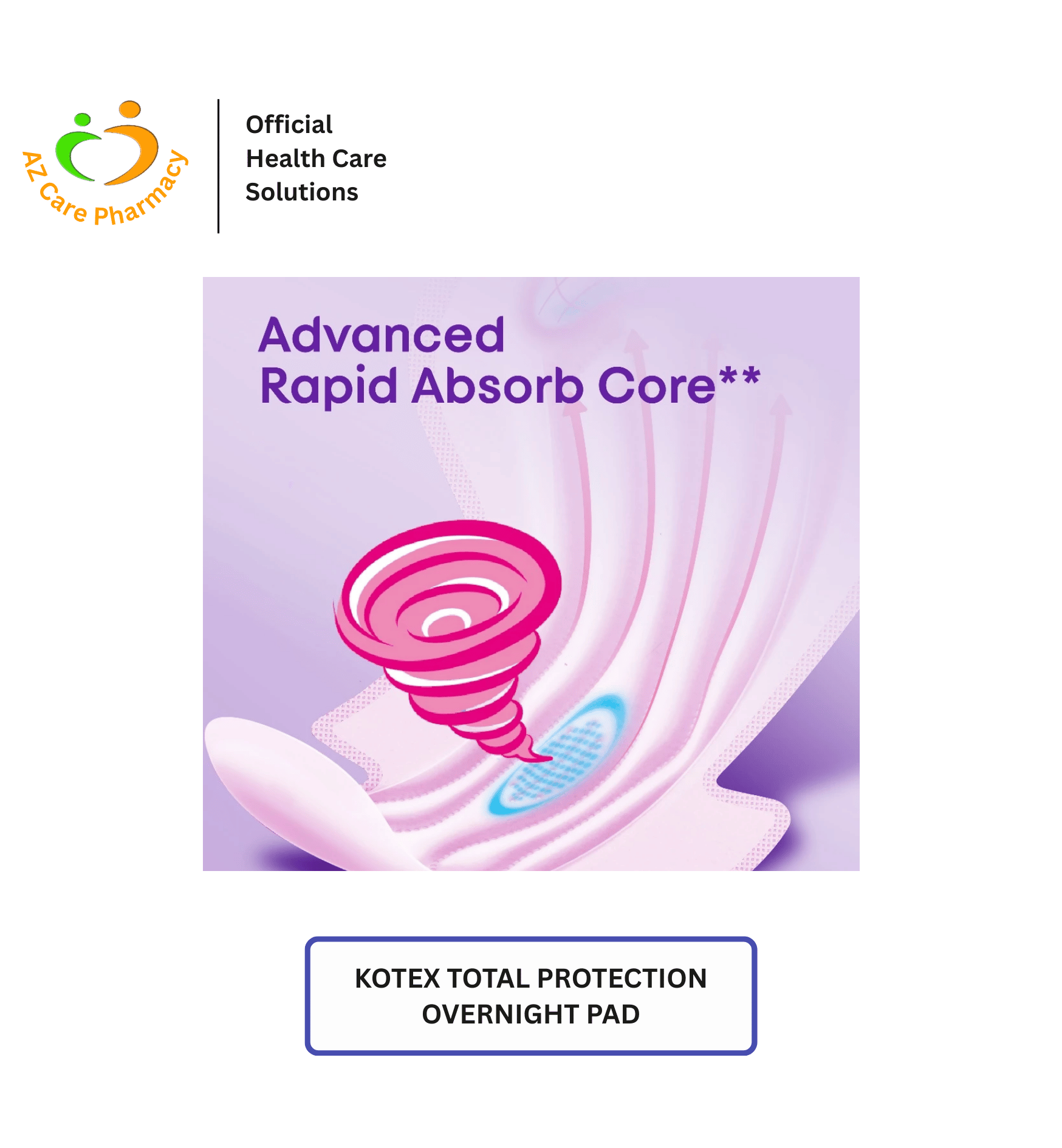 Kotex Total Protection Overnight Pad - Image 5