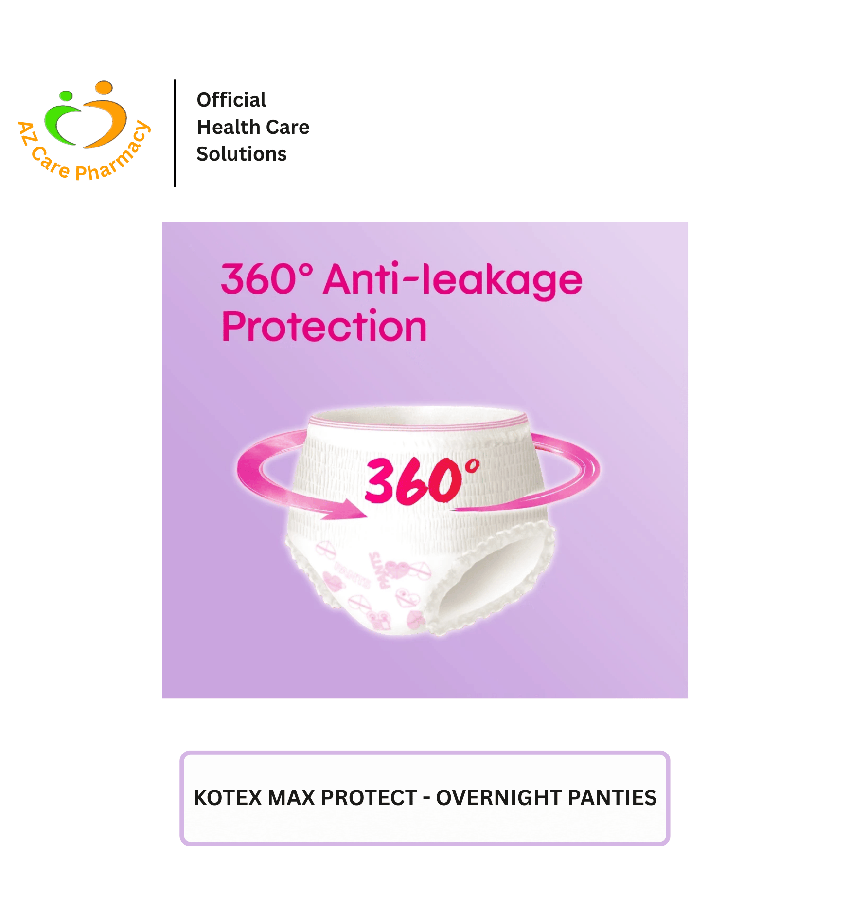 Kotex Max Protect Overnight Panties 2s - Image 2