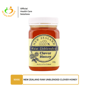 New Zealand Raw Unblended Clover Honey 500g