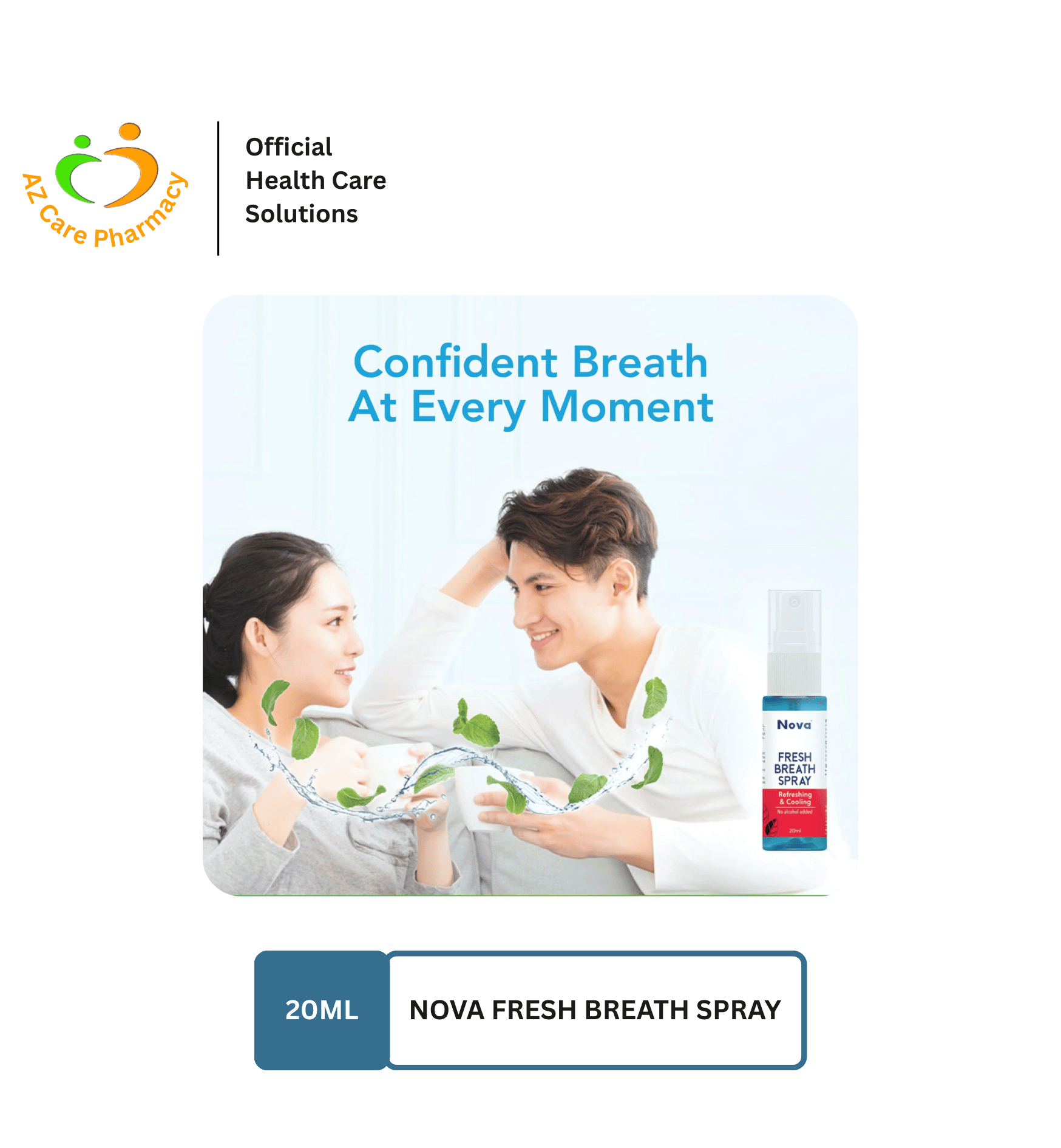 Nova Fresh Breath Spray 20ml - Image 3