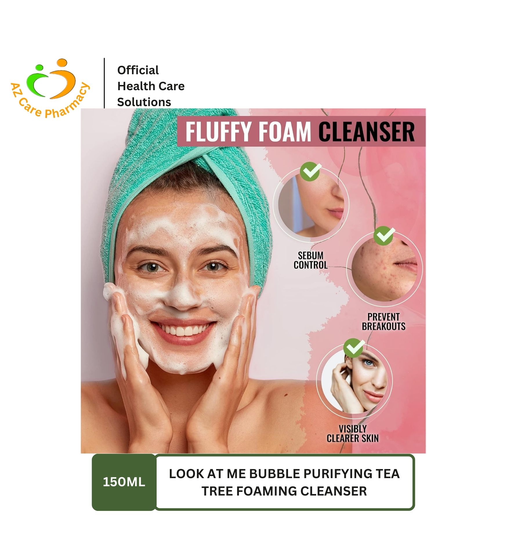 Look At Me Tea Tree Foaming Cleanser 150ML - Image 8