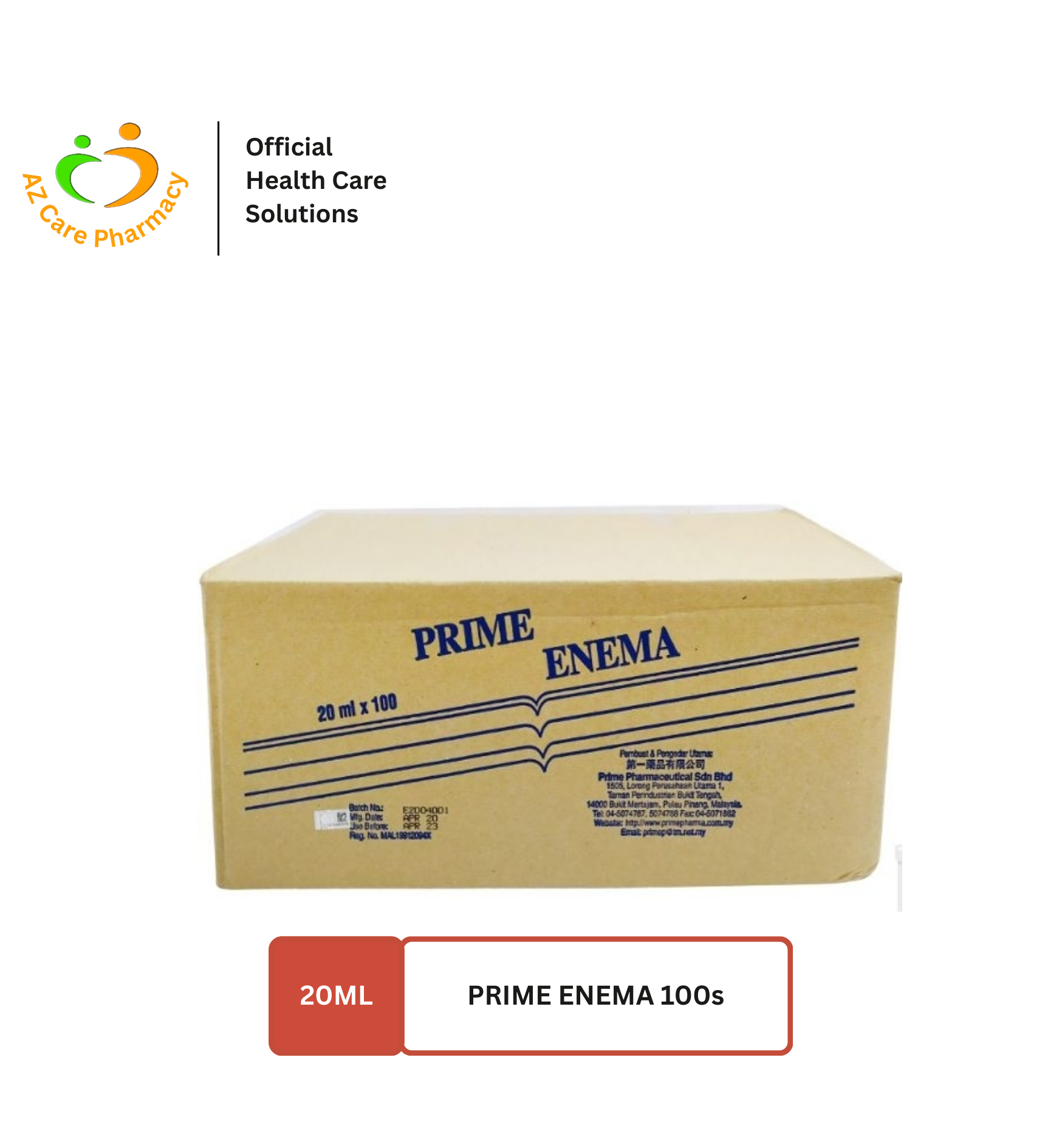 Prime Enema 20ml - Image 2
