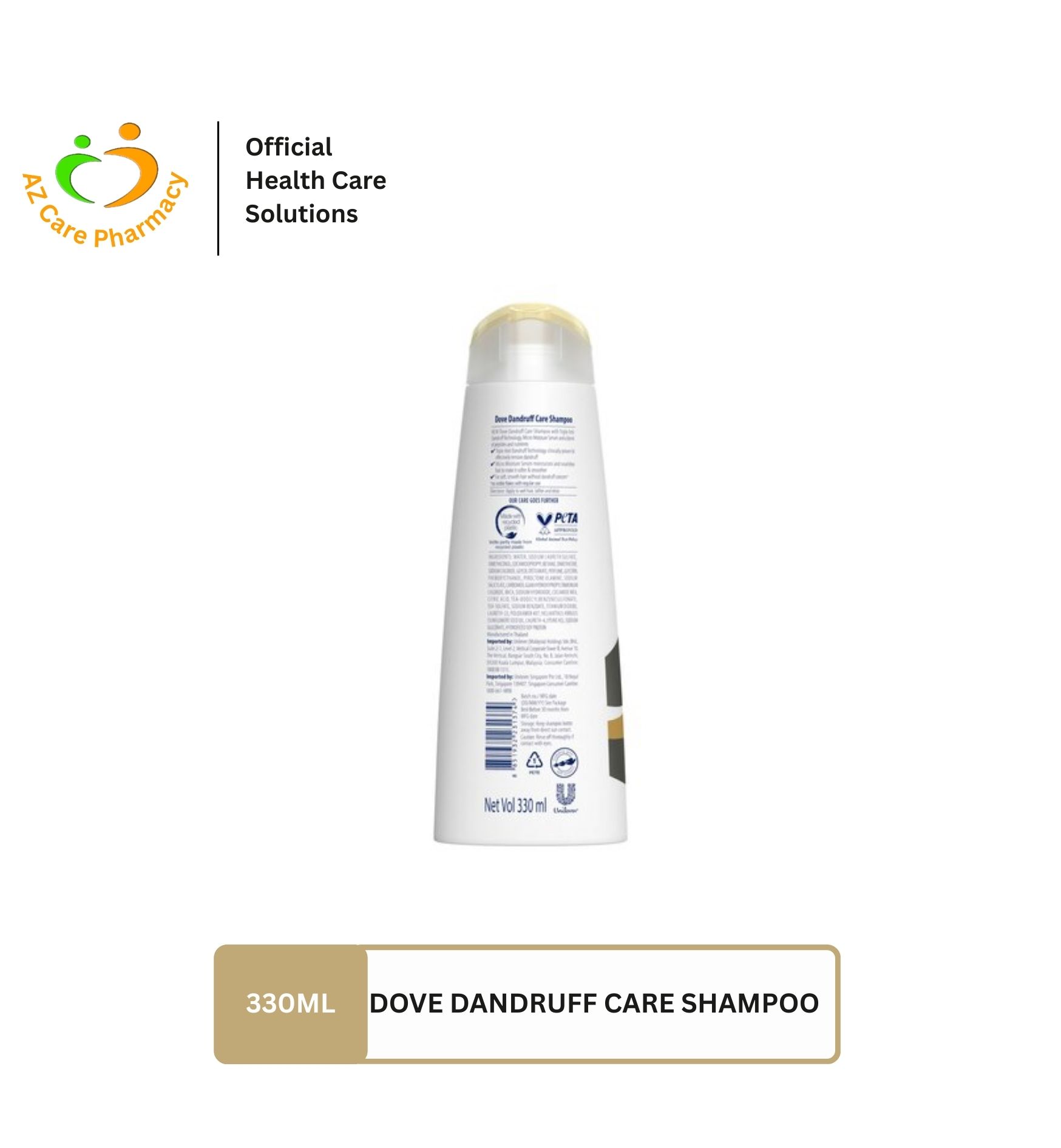 Dove Dandruff Care Shampoo 330ml - Image 3