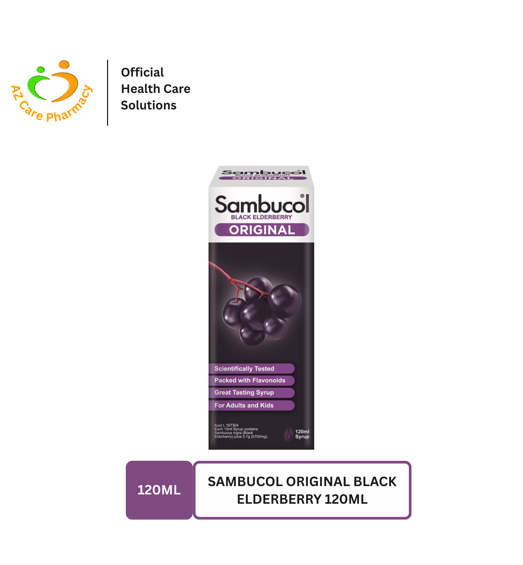 Sambucol Original Black Elderberry 120ml