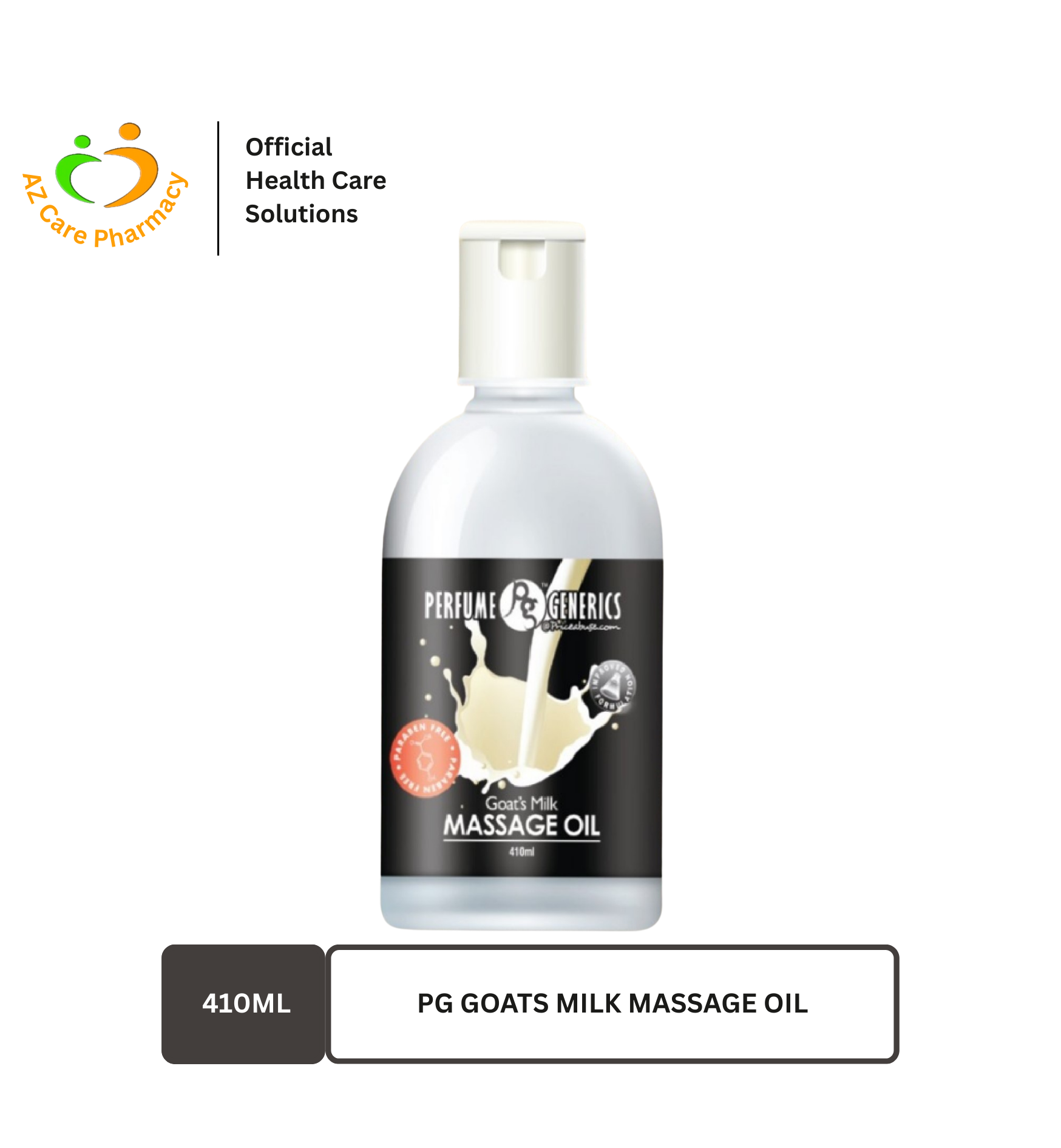 PG Goats Milk Massage Oil 410ML