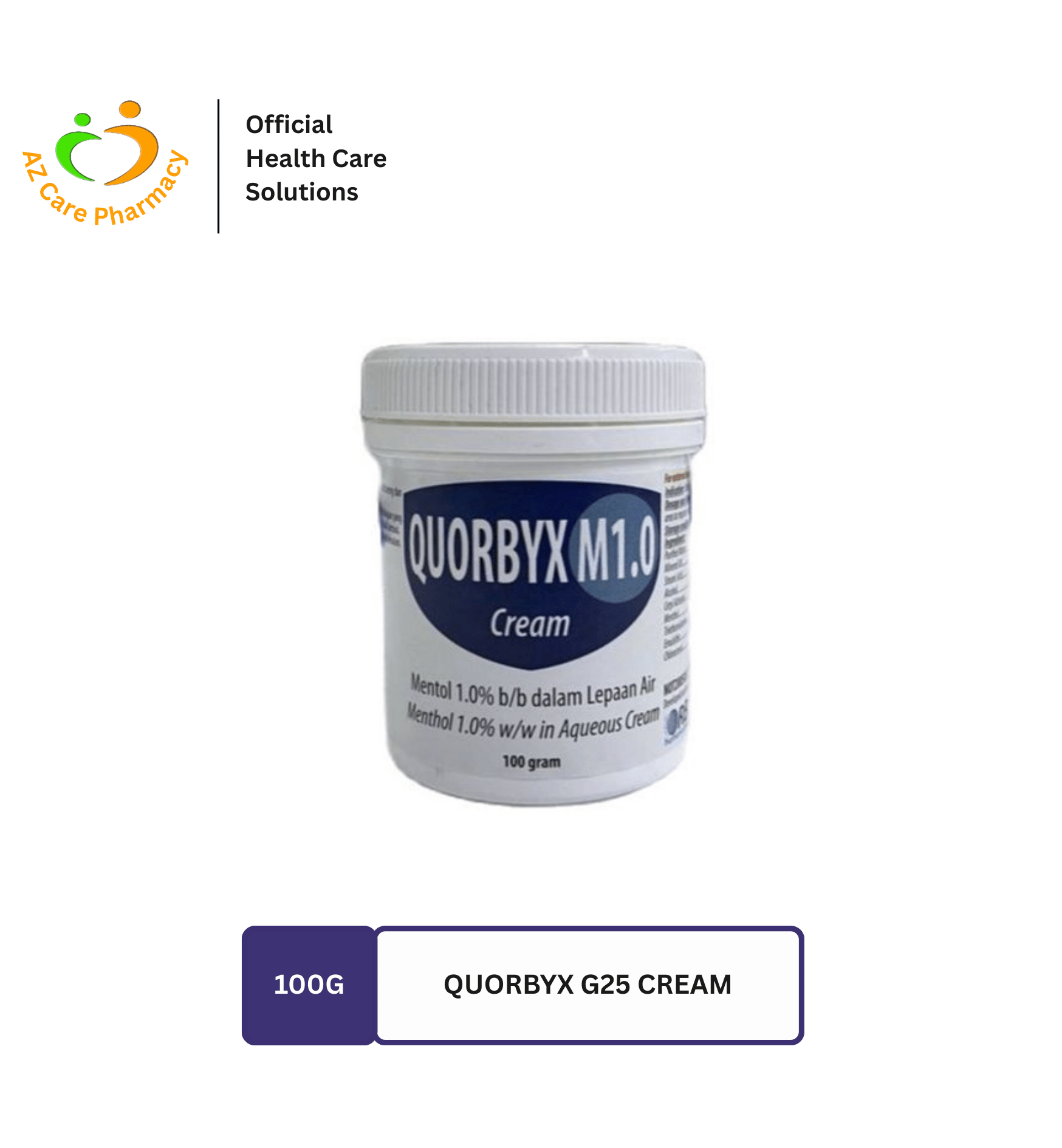 Quorbyx M1.0 Cream 100g