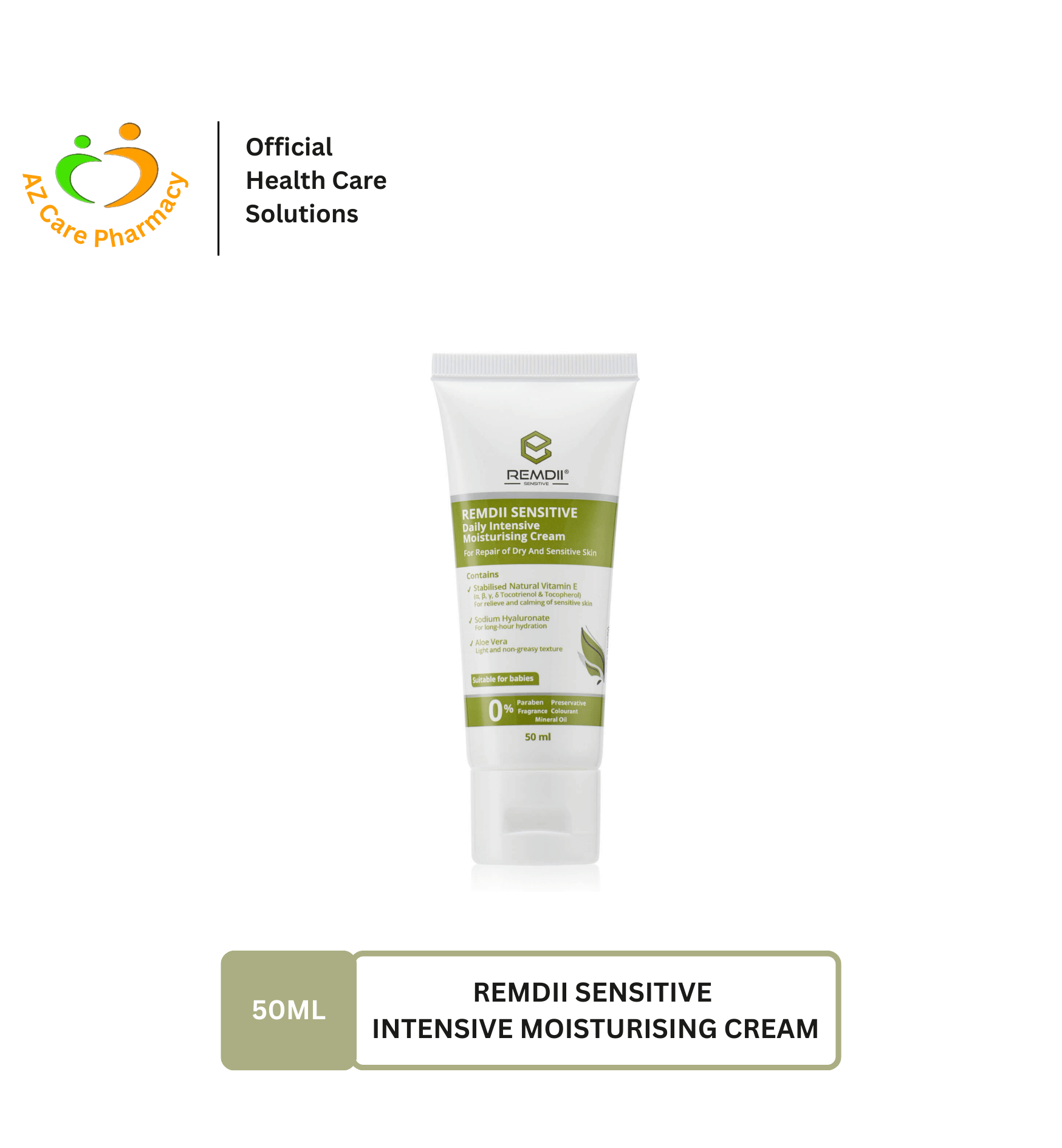 Remdii Sensitive Daily Intensive Moisturising Cream - Image 3