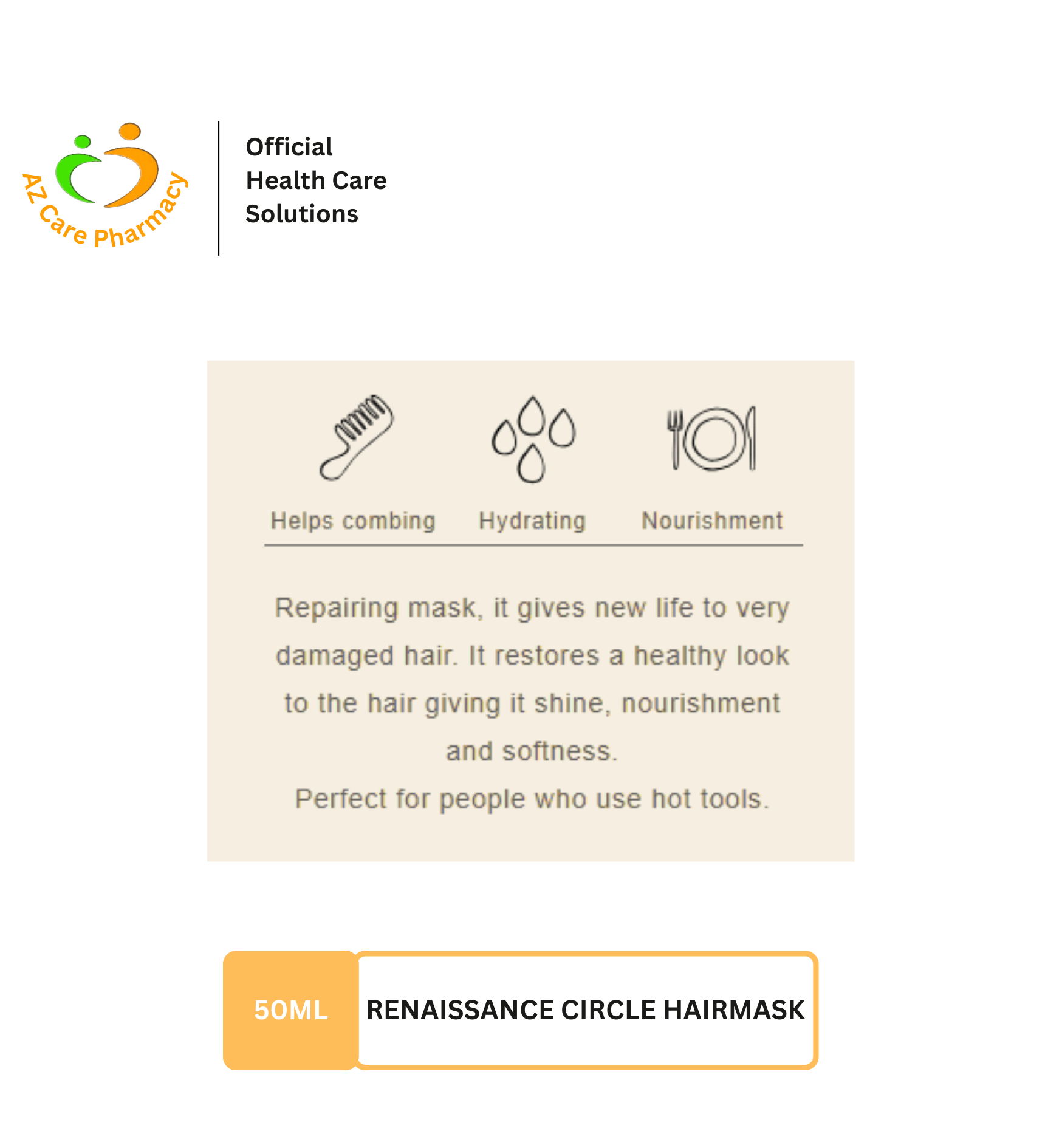 Renaissance Circle Hairmask 50ml - Image 2