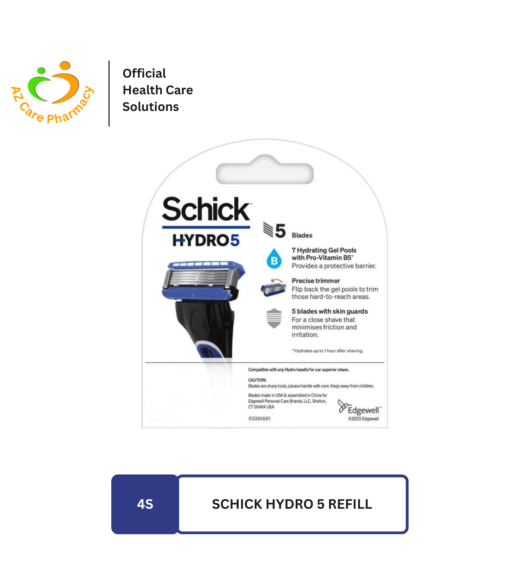 Schick Hydro 5 Refill 4s - Image 2