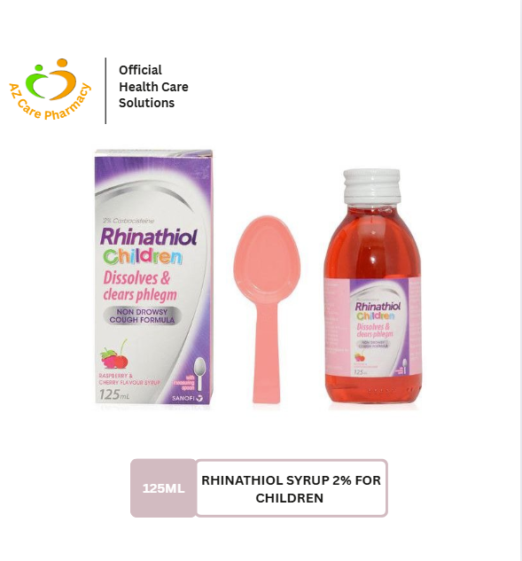 Rhinathiol Syrup 2% For Children 125ml - Image 2