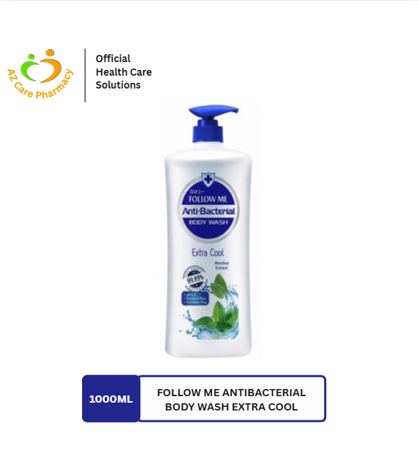Follow Me Antibacterial Body Wash Extra Cool 1000ml